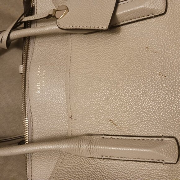 Kate Spade Cross Body purse or handbag beige color Good condition - Picture 10 of 11